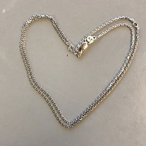 Good used condition sterling silver necklace